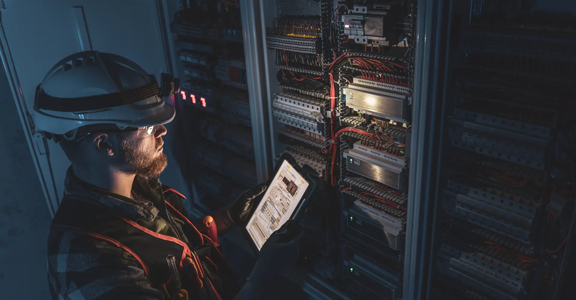 Arbeit an einer elektrischen Anlage